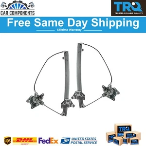 TRQ Front Manual Window Regulators & Pair Set For 1986-1997 Nissan D21 Pickup - Picture 1 of 4