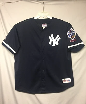 MLB New York Yankees Vintage 1998 W.S. Jersey Don Mattingly Majestic Talla 2XL Foto 1 de 4