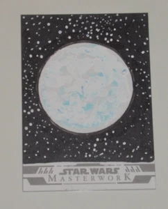 Topps Star Wars Masterwork 2024 Planet Hoth Sketch Card 1/1 Mike La Peruta - Picture 1 of 2