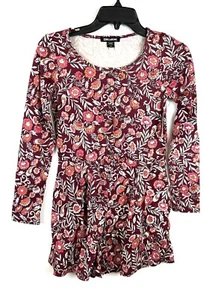 Billabong Girl’s Red Floral Long Sleeve Romper Size L - Picture 1 of 4