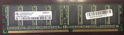  Infineon 512MB PC-2700U-25330 DDR-400MHz CL 3.0 (HYS64D64300HU-5-B) - Image 1 of 2