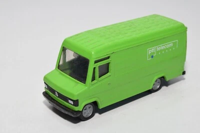 B67 1:55 SIKU 2015 MERCEDES-BENZ 809D VAN BUS PTT TELECOM EXC. COND. - Immagine 1 di 4