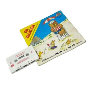 Richard Scarry On Vacation Talking Story Book Paperback Cassette 1984 Kid Stuff - Picture 1 of 9