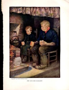 Jessie Willcox Smith Illustration 1933 Pip and Joe Gargery - Picture 1 of 1