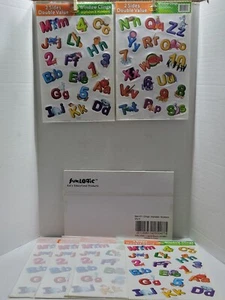 6 VOLLE SÄTZE ALPHABET FENSTERKLAMMERN + ZAHLEN 0-9 PÄDAGOGISCH ZUHAUSE SCHULE NEU - Bild 1 von 9