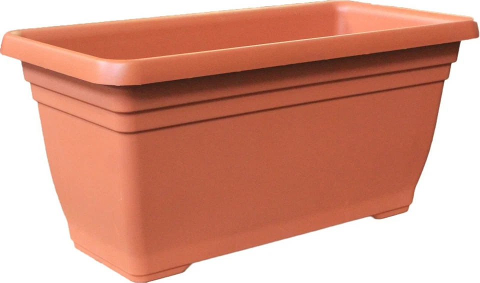 30L Large Trough Plant Pot Long Plastic Planter Garden Vegetable Herb Flower Box - Image 1 of 1