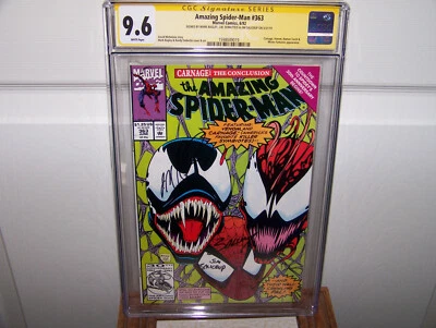 Amazing Spider-Man #363 CGC 9.6 Signature Series 1992 segundo grado más alto Foto 1 de 4