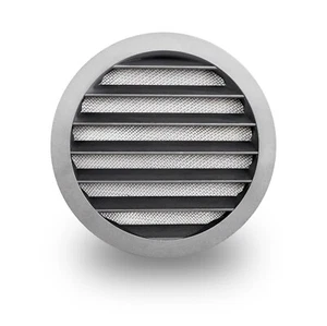 Lüftungsgitter Abluftgitter Aluminium Rund Gitter von 80 bis 315 mm + Schutznetz - Bild 1 von 7