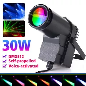 Pin Spot Beam Stage Lighting LED Spotlight DMX RGBW Bar Party DJ Disco KTV Light - Picture 1 of 12