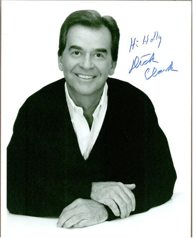 Dick Clark, American Bandstand, Signed 8" x 10" Photo, COA, UACC RD 036 Cover