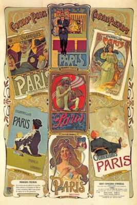 PÓSTERES DEL CONCURSO PARÍS GANADORES CIGARRILLOS CIGARRILLOS CIGARRILLOS VINTAGE REPRO Foto 1 de 3