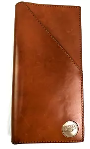 CMC Leather Passport Wallet Travel Pocketbook Conoco Phillips 4.5" x 8.75" - Picture 1 of 10