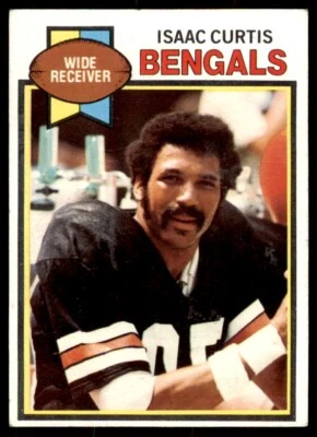1979 TOPPS ISAAC CURTIS . CINCINNATI BENGALS #395 - Image 1 of 2