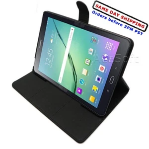 For AT&T Samsung Galaxy Tab S2 9.7" SM-T817A Tablet PU Leather Stand Cover Case - Picture 1 of 1