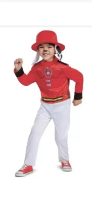 Disfraz de Halloween Paw Patrol Marshall para niños pequeños 2T Mono Sombrero Foto 1 de 4