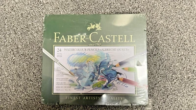 Faber-Castel Albrecht Durer Artist Watercolor Pencils in A Metal Tin 24 pcs - Image 1 of 2