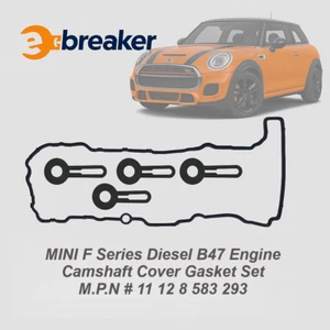 MINI Cylinder Head Camshaft Cover Gasket Set OEM Fitment for F54 F55 F56 F57 F60 - Picture 1 of 24