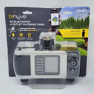 Orbit B-Hyve XD Bluetooth 4-Outlet Hose Faucet Timer Watering Sprinkler Timer, K - Picture 1 of 12