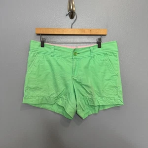 LILLY PULITZER hellgrüne Callahan Chino Shorts Größe 8 Damen adrette Freizeit - Bild 1 von 7