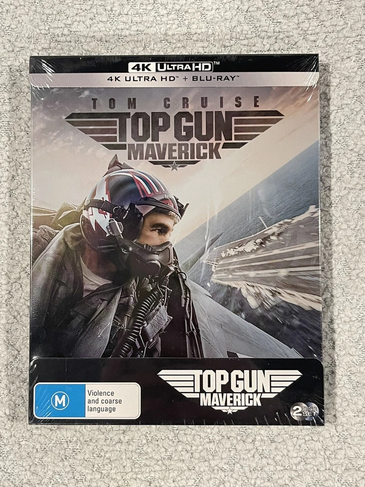 Top Gun Maverick - Steelbook (4K Ultra HD + Blu-ray) Region Free New & Sealed - image 1 of 2