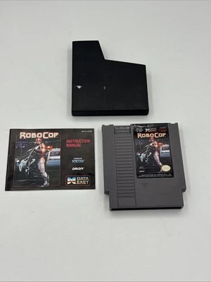 Robocop Nintendo Entertainment System NES cartucho de jogo manual capa dados leste - Imagem 1 de 4