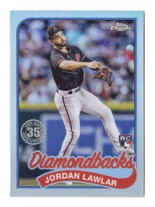Jordan Lawlar 2024 Topps Chrome 1989 35th Anniversary #89CB-14 Rookie RC - Picture 1 of 2