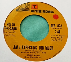 Allen Toussaint   :  Am I Expecting Too Much   -  Reprise   -  70's Soul - Picture 1 of 2