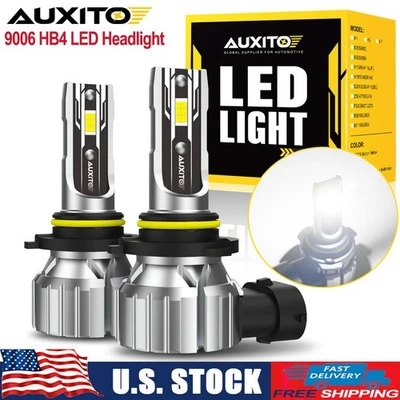 AUXITO 2X 9006 LED Headlight Bulbs Conversion Kit Low Beam Super White Lights E2 Foto 1 de 4
