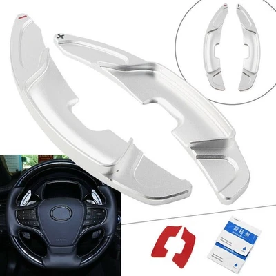 Lenkradschalt-Paddel-Schalthebelabdeckung für Lexus ES350 ES300h 2019-24 Silber - Bild 1 von 4
