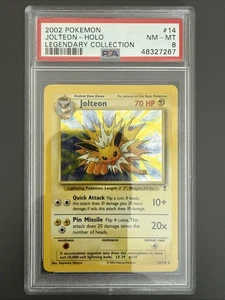 Jolteon 14/110 Legendary Collection Holo Pokemon TCG - PSA 8 NM-Mint - Picture 1 of 2