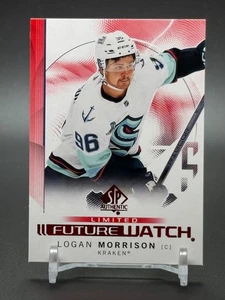 Reloj Futuro Rojo Limitado Auténtico 2024-25 SP #136 LOGAN MORRISON Kraken RC - Imagen 1 de 2