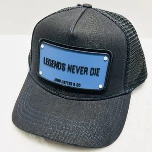 John Hatter & Co Legends Never Die Trucker A-Frame Hat Cap Snapback Adjustable - Picture 1 of 5