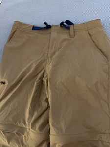 Men's MARMOT 100% Nylon Convertible Ankle Zipper Hiking Pants 34 x 32 - Picture 1 of 8