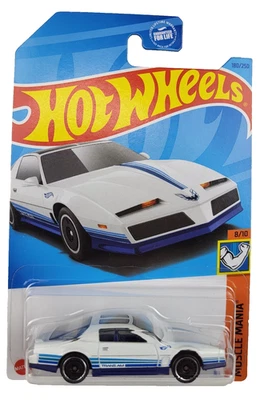 Hot Wheels 2023 Muscle Mania • '84 Pontiac Firebird • White 1:64 Diecast Car - Image 1 of 3