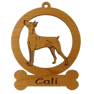 Adorno corporal alemán Pinscher 083207 personalizado con el nombre de tu perro           - Imagen 1 de 1