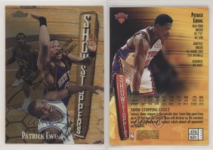 1997-98 Topps Finest Rare - Gold Patrick Ewing Rare Gold #315 HOF
