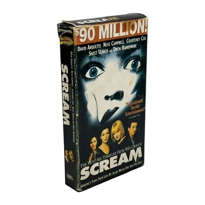 SCREAM (1996) Hollywood Hits Promo VHS *RARE VARIANT* Horror Slasher Wes Craven Foto 1 de 4