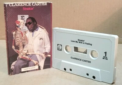 Clarence Carter ‎Strokin' Cassette Tape Single 1989 RARE OOP Used/Very Good+ - Image 1 of 4