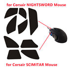 Adesivi pattini scivoli piedi del mouse spessi 0,6 mm per Corsair NIGHTSWORD/SCIMITAR