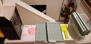 Ice Cube Tray Pack Round Cubes For Freezer 4 Tray Pack Small Rounded Many Cubes - Picture 1 of 4