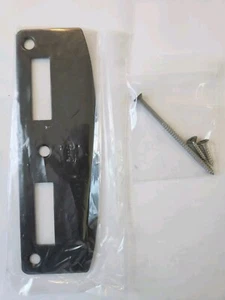 Pella Hinged Patio Door Strike Plate Bronze 6.375" TALL 0BKB4000 SEE DESCRIPTION - Picture 1 of 1