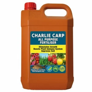 Charlie Carp All Purpose Liquid Fertiliser Concentrate 5 Litre Organic Based - Picture 1 of 3