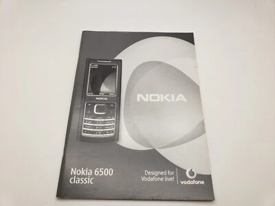 English New/Old Stock Nokia 6500 Classic Mobile Phone User Guide Manual 3UKPOST - Image 1 of 4