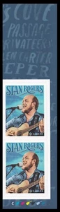 Canada 3296 Stan Rogers P vert plate pair MNH 2021 - Picture 1 of 1