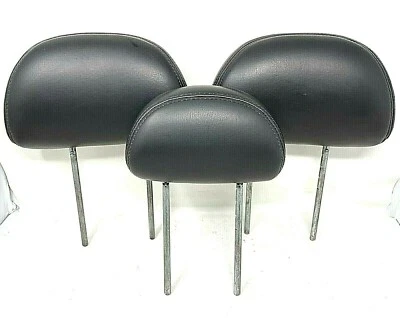 05-12 Ford Escape Tribute Mariner Rear Seat 2nd Row Headrests Black Leather OEM - Image 1 of 3