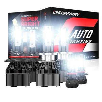 Para For Subaru Outback 2005-2009 faro + luces antiniebla bombillas White - image 1 of 4