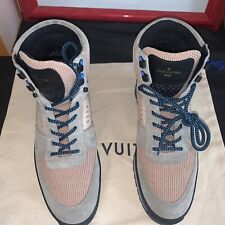 Louis Vuitton/Nigo Damier Cosy Lined Suede Men Boots Size 14 BM 0250