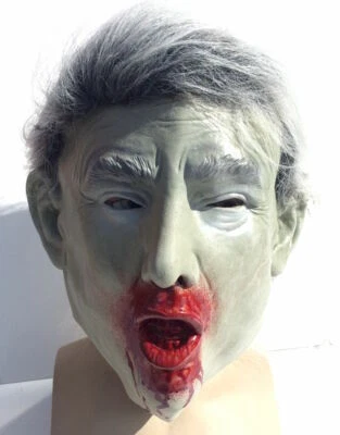 Halloween Mask Dead Donald Trump Zombie Ex Presidents Latex Fancy Dress - Image 1 of 4