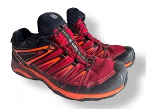 SALOMON SCARPE DA GINNASTICA UOMO UK 9,5 EU 44 X ULTRA 3 GTX ROSSO ARANCIONE NERO PREZZO CONSIGLIATO £ 135 - Foto 1 di 24