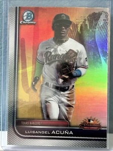 2023 Bowman Chrome LUISANGEL ACUNA AFL Fall Stars AFLS-2 Texas Rangers - Picture 1 of 2